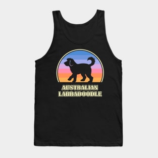 Australian Labradoodle Vintage Sunset Dog Tank Top